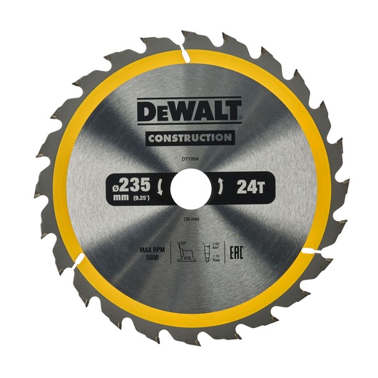 Construction Circular Saw Blade Corded - Fast Rip 152mm 24T
