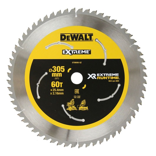 EXTREME Runtime Circular Saw Blade 305mm Bore 25.4mm 60T