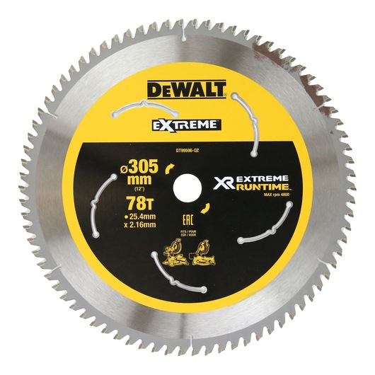 EXTREME Runtime Circular Saw Blade 305mm Bore 25.4mm 78T
