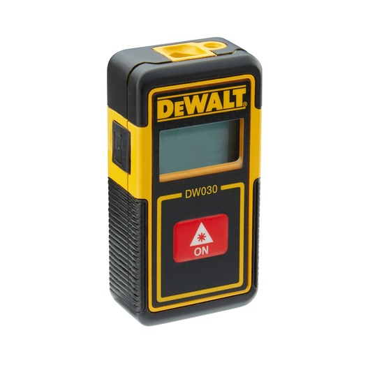 Profile of DEWALT pocket laser distance measurer.