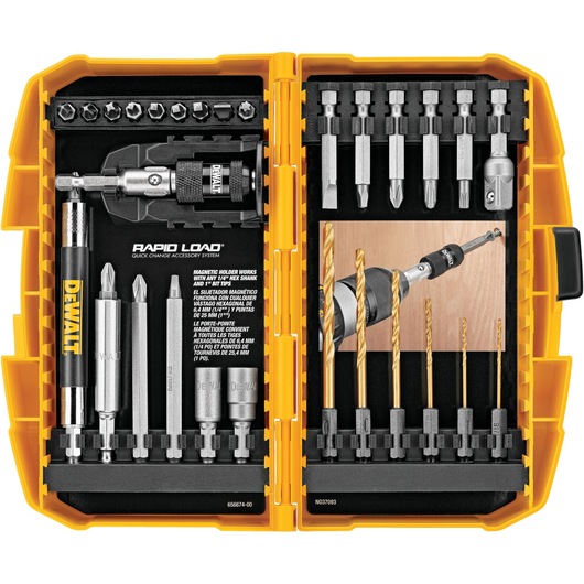 RAPID LOAD® 30 PIECE DRILL DRIVE SCREWDRIVING SET WITH TOUGH CASE®